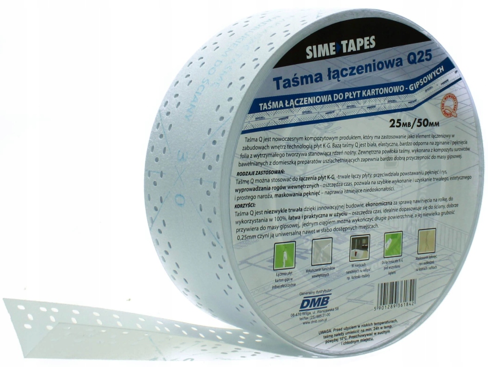 

Taśma Łączeniowa Do Płyt G-k Sime Tapes 25mb/50mm