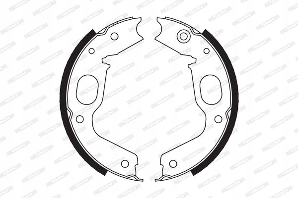 ZESTAW SZCZĘK HAMULCOWYCH, HAMULEC POSTOJOWY Stan opakowania oryginalne
