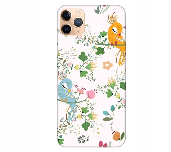 

Etui pokrowiec do iPhone 11 Pro Max Floral kwiaty