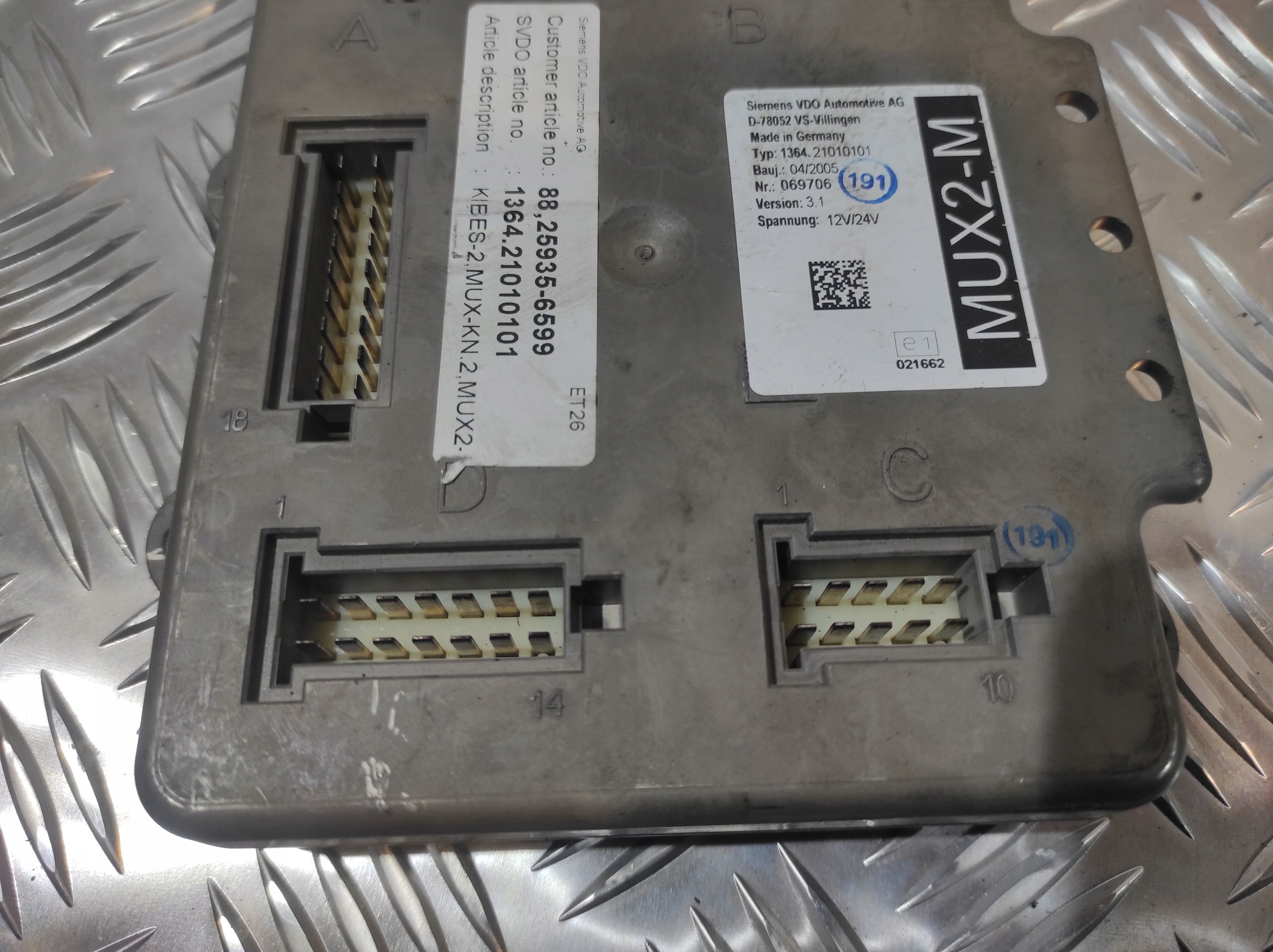 Bedienteil MUX2-M 1364.21010101 SIEMENS VDO D-78052