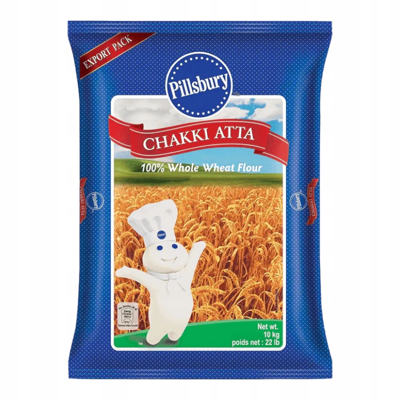 Levně Celozrnná pšeničná mouka Chakki Atta Pillsbury 10 kg