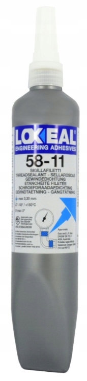 LOXEAL 58-11 -KLEJ DO POŁĄCZEŃ GWINTOWYCH 250ml Producent Loxeal