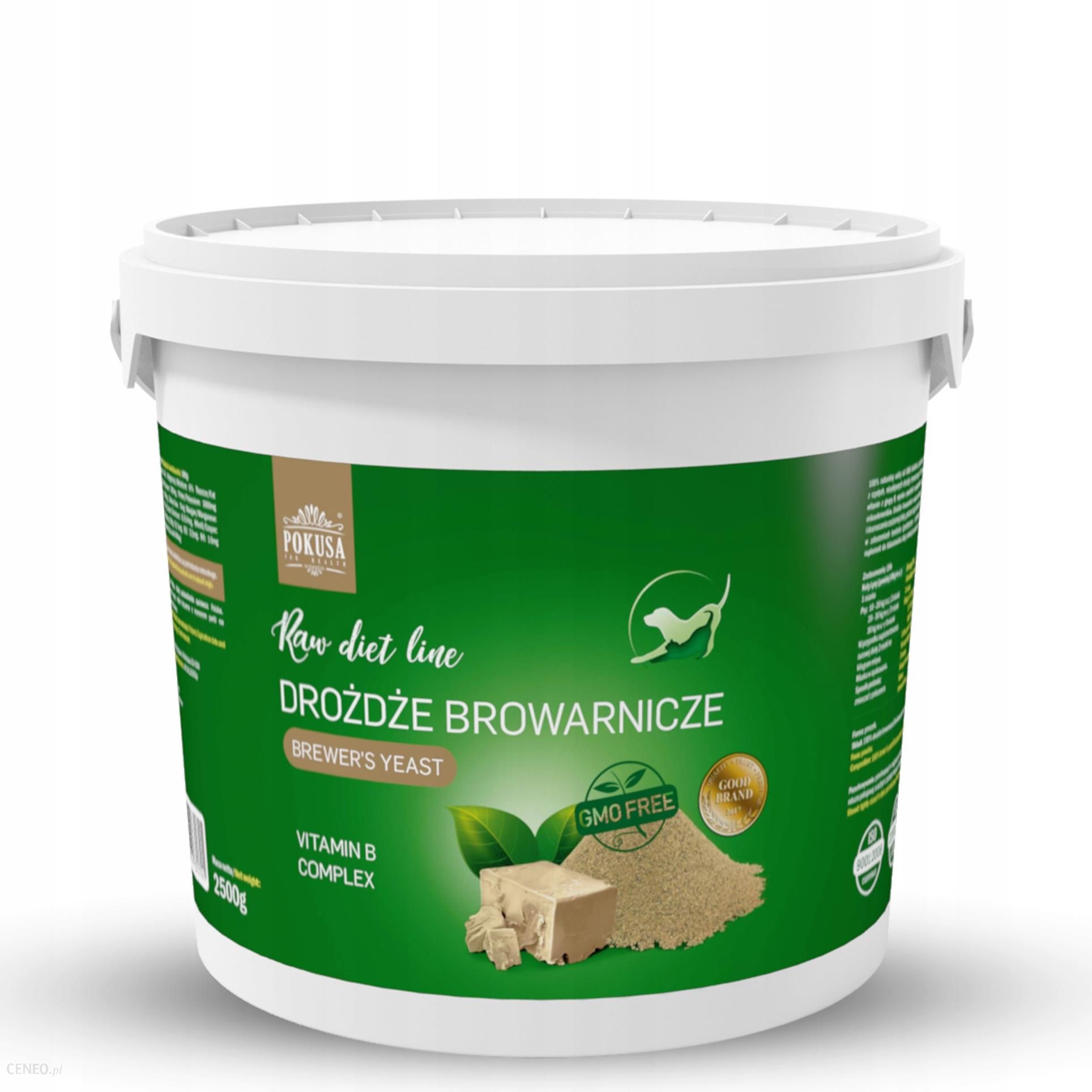 Pokusa Rawdietline Brewer's Yeast 2500 G Kvasnice Zlepšuje Srst, Vitamíny
