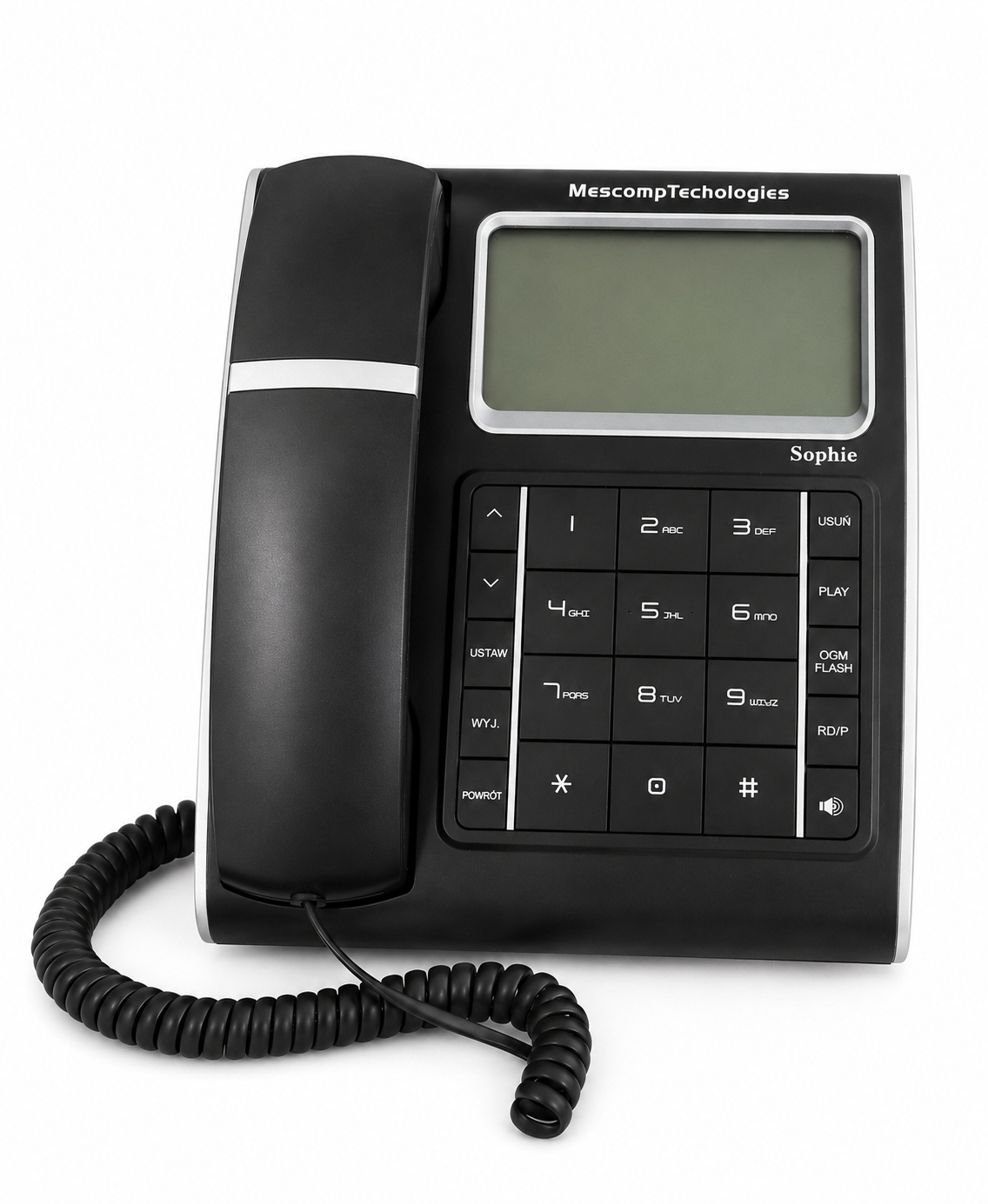 Telefon stacjonarny przewodowy Mescomp MT-774 Pc Sophie