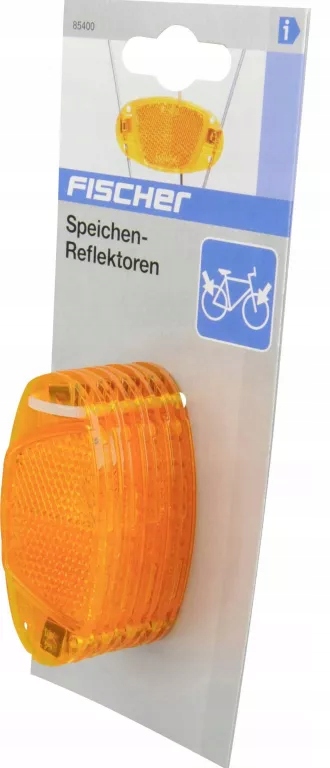 Fischer Zestaw Reflektorów Rowerowych Szprychowych 85400