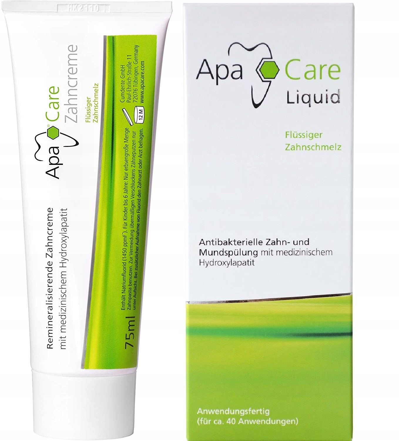 

Apacare Zestaw P. Próchnicy Pasta 75ML Płyn 200ML