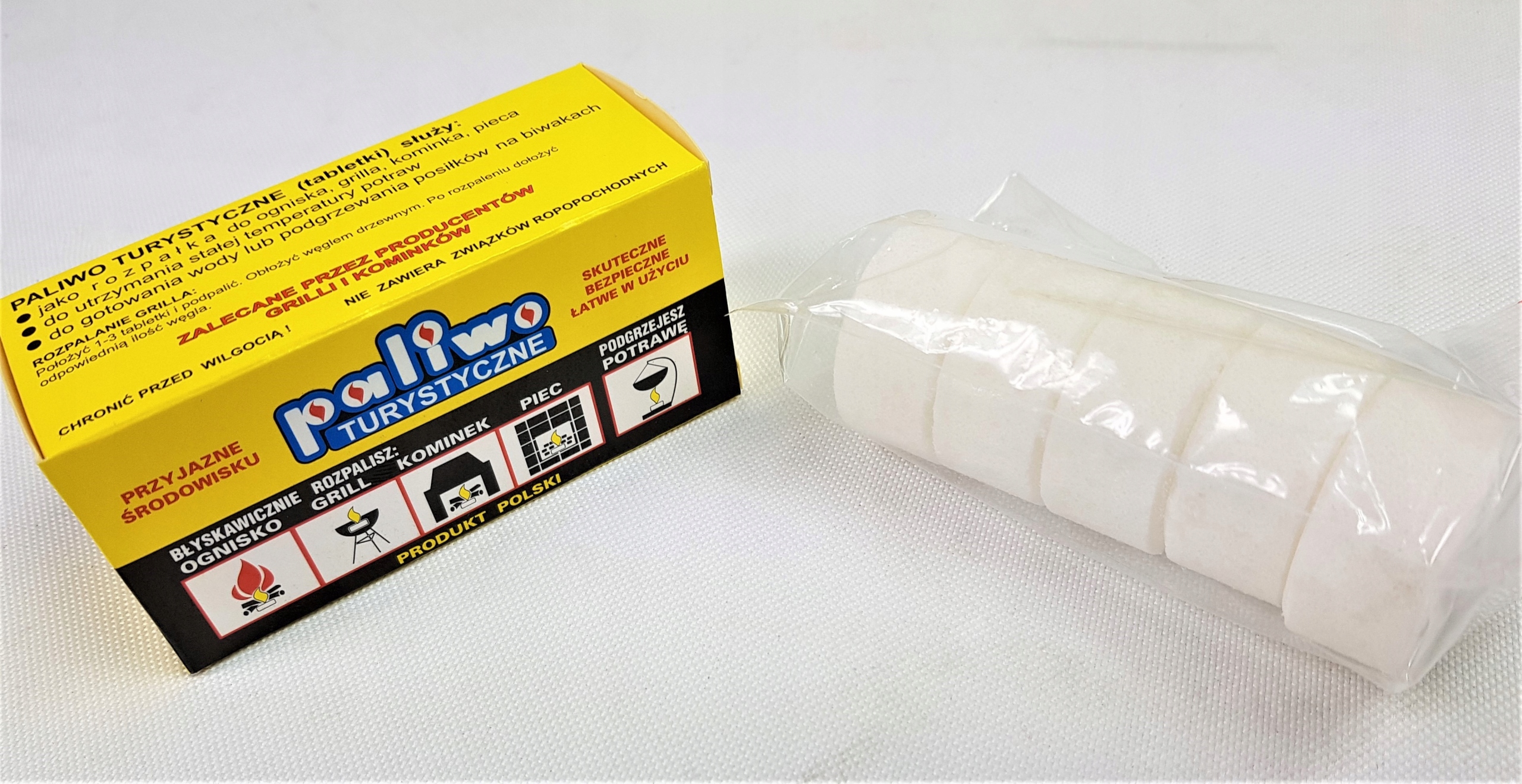 Stałe PALIWO turystyczne 5 tabletek 20 gr pudełko Rodzaj na paliwa stałe