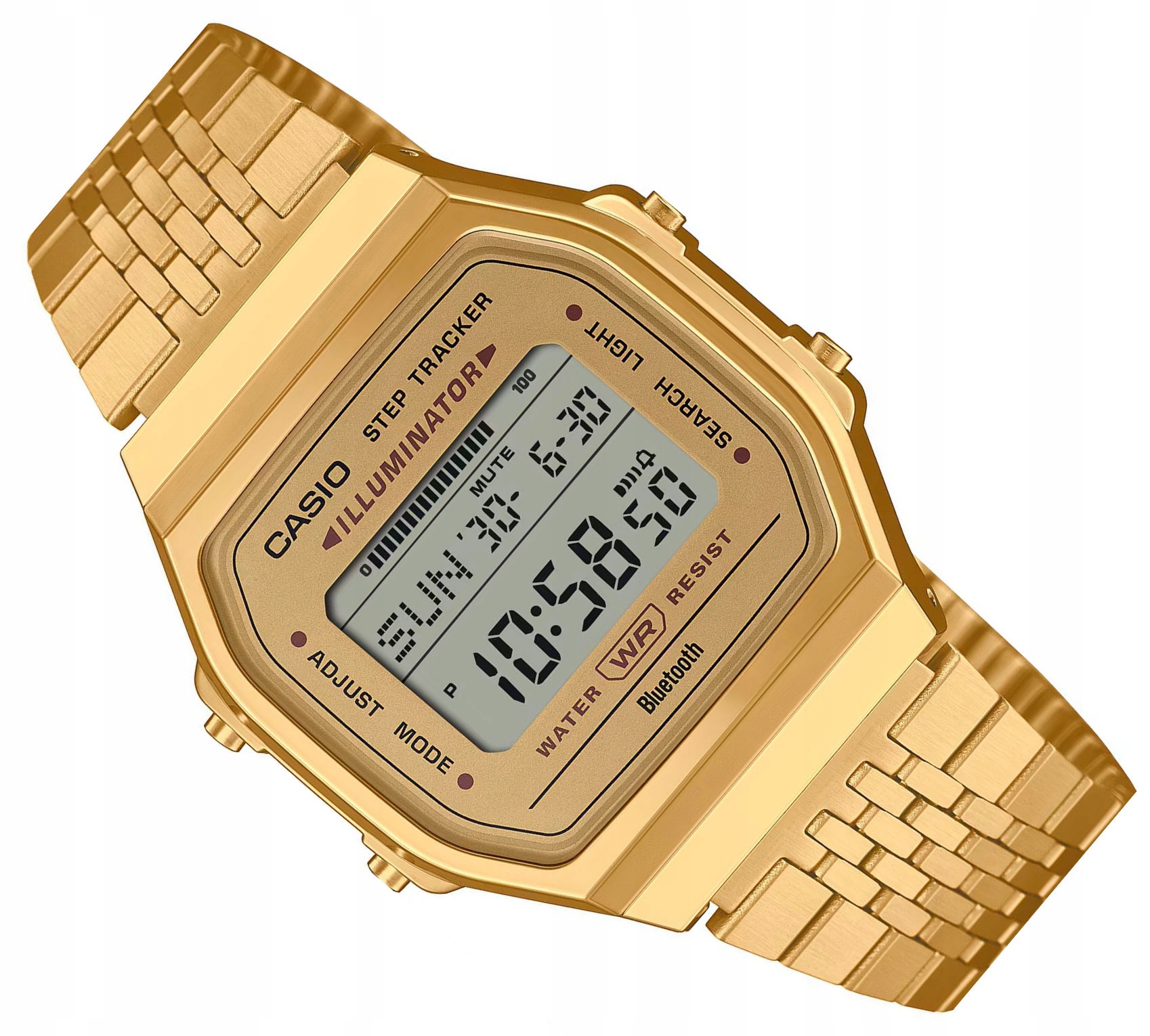 Klasické Retro Hodinky Casio ABL-100WEG Vintage Unisex Bluetooth Kroky