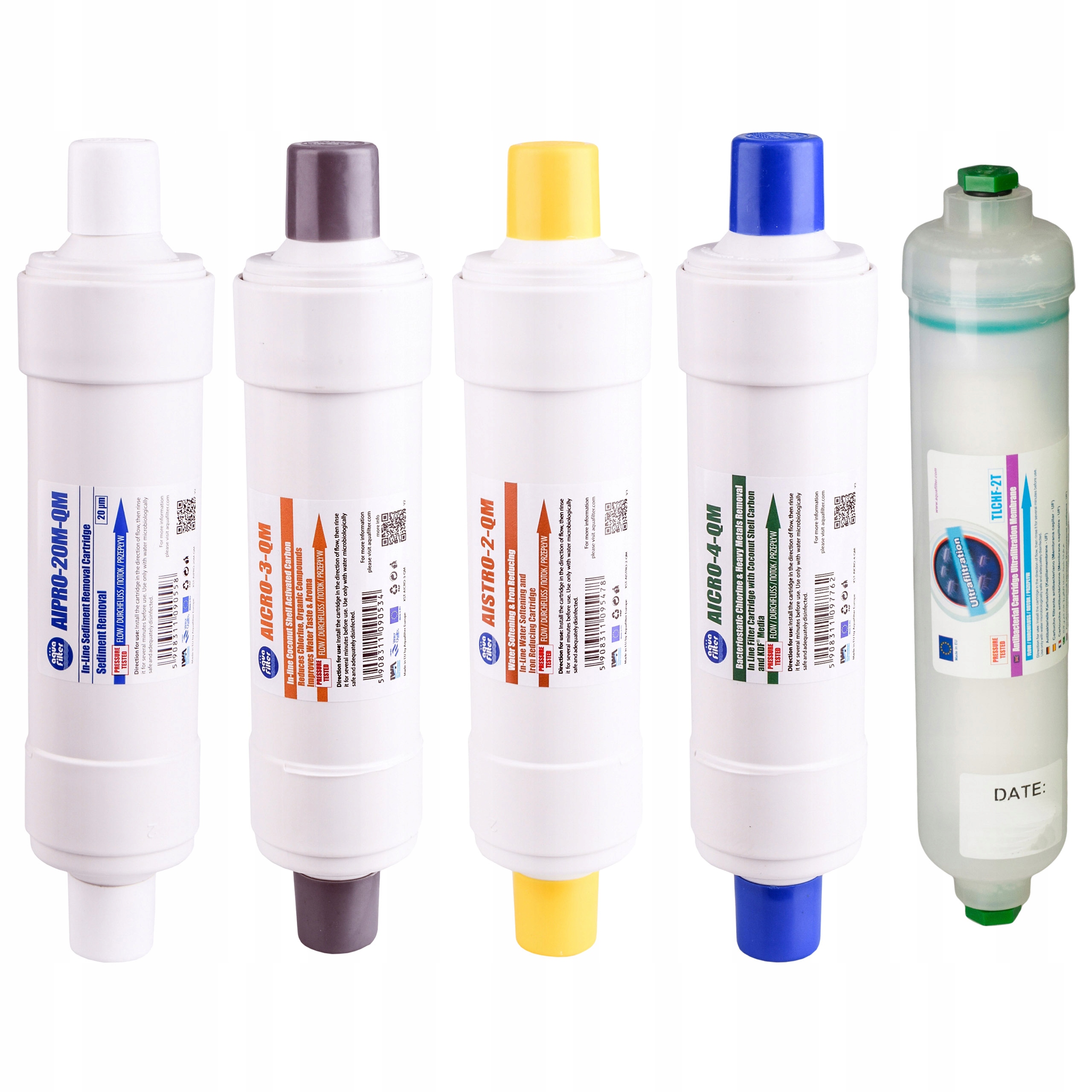 ZESTAW WKŁADÓW EXCITO-B-CLR-CRT AQUAFILTER TLCHF2T