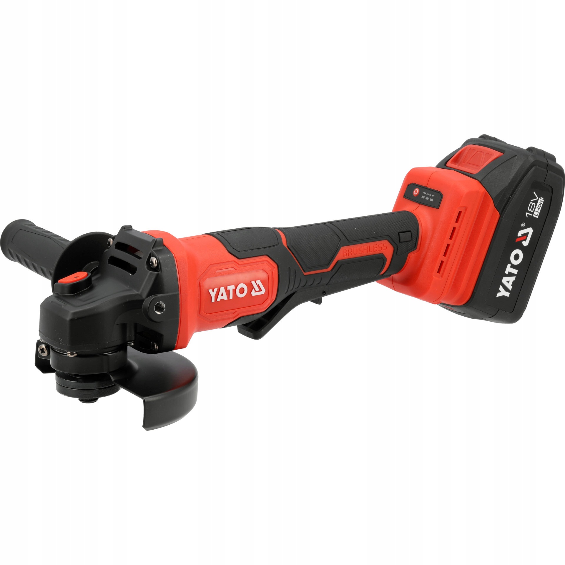 Úhlová Bruska 18V 125MM Bezkartáčová 2X4AH Řezání Broušení Kov