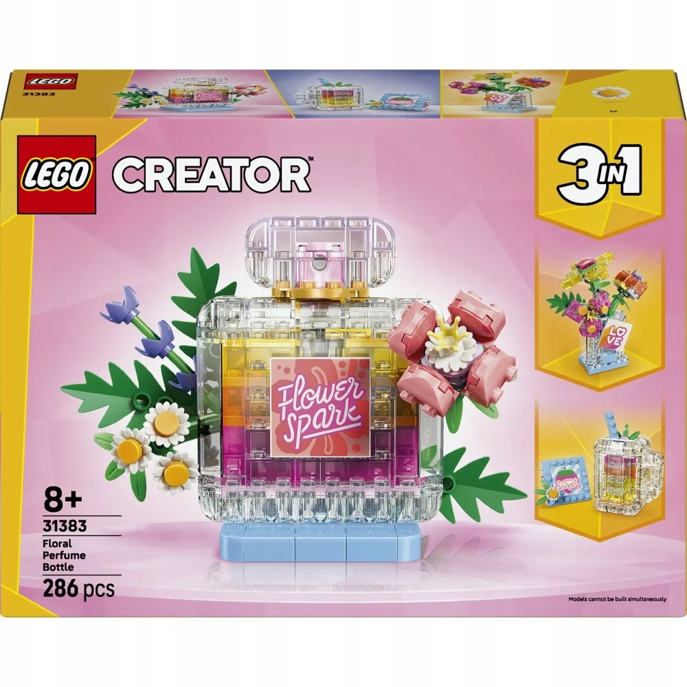 Lego Creator Flakon parfému s květinovou ozdobou 3v1 31383