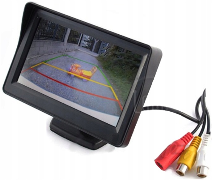 monitor LCD 4,3 na stopce kolor do kamery cofania