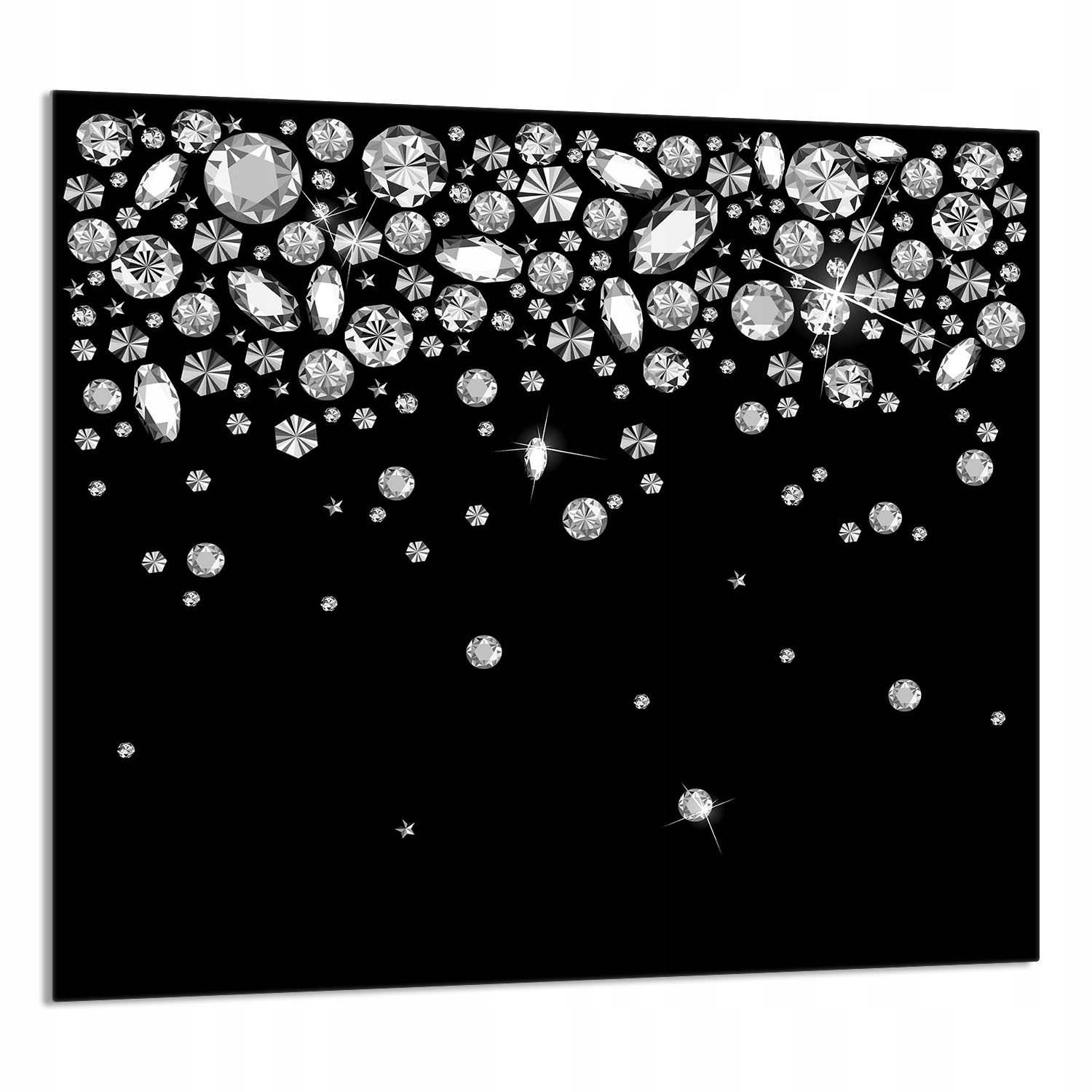 Skleněný Panel Do Kuchyně 65x60 Diamanty Tvrzené Sklo