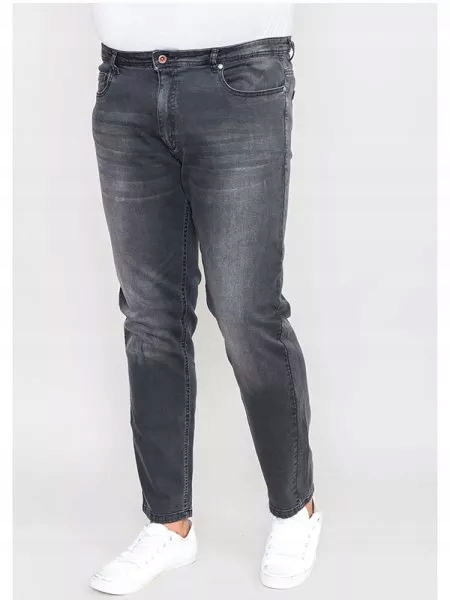 Velké pánské grafitové džíny BENSON-D555