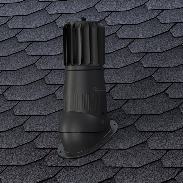 Rotačný ventilačný krb Turbowent EVO150 papa bitúmenový šindeľ plochý