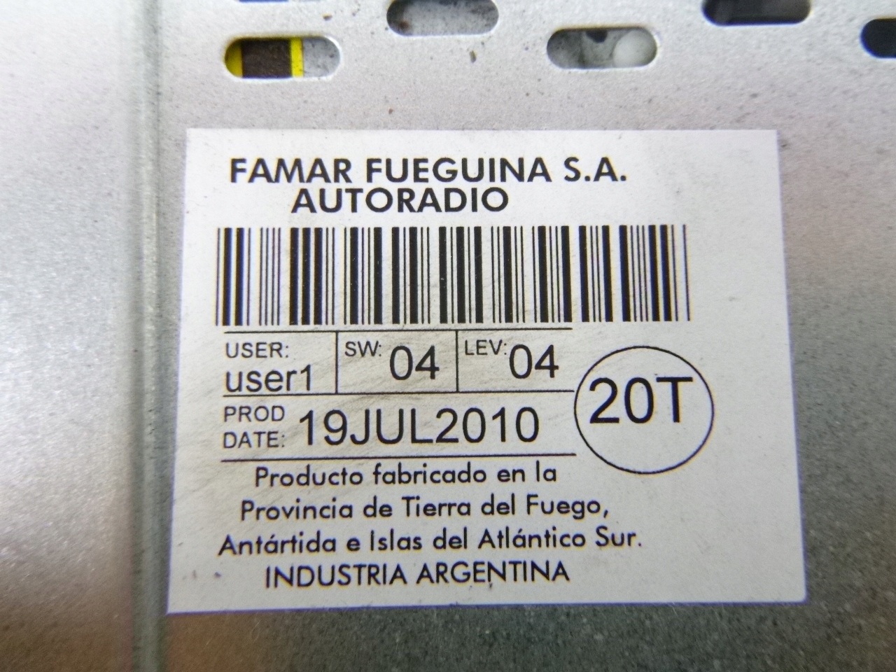 RADIO + KOD VOLKSWAGEN FOX RCD200 5Z0035152B