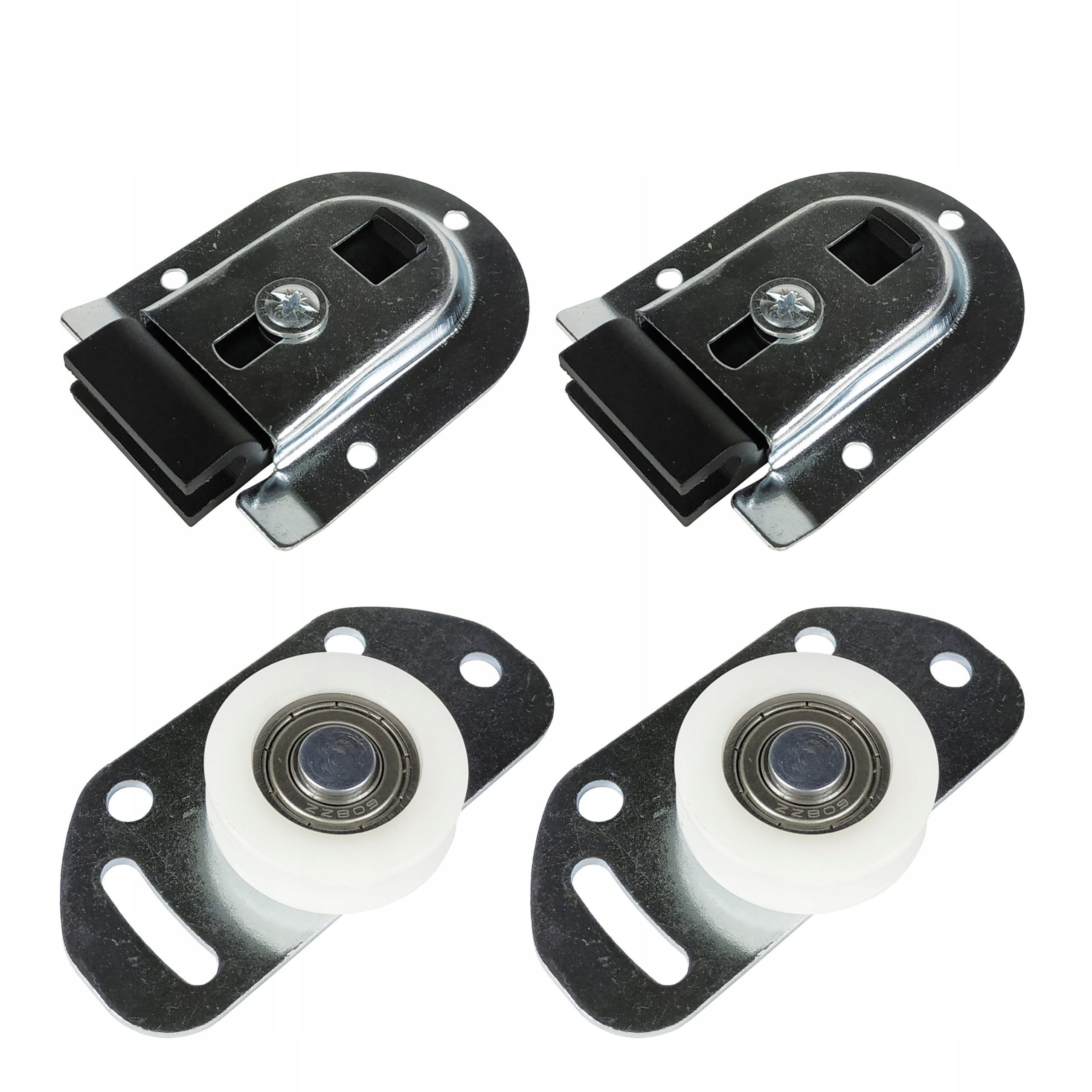 

Komplet wózków do szafy kółka do drzwi przesuwnych