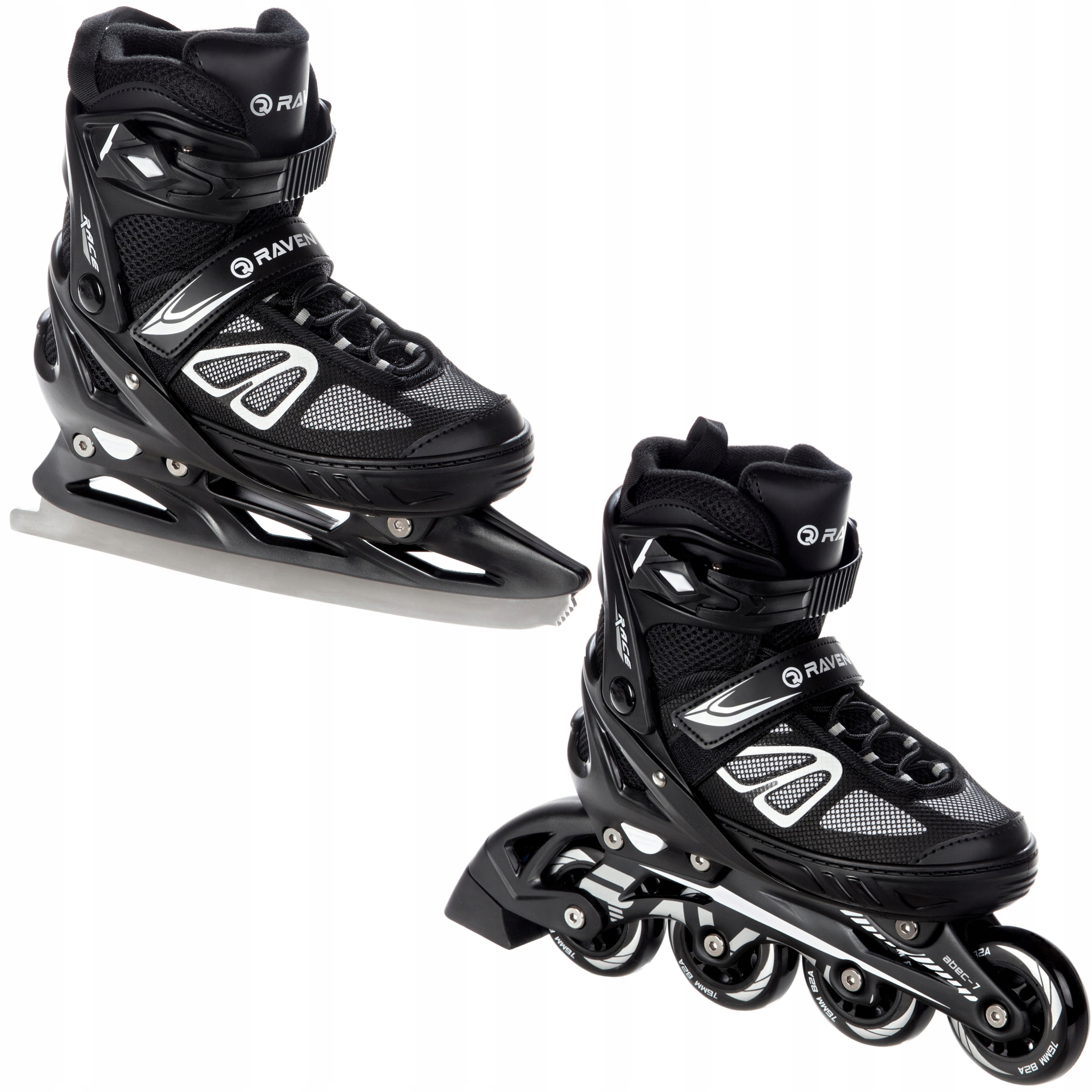 

Rolki Łyżwy 2w1 Raven Advance Black 35-39