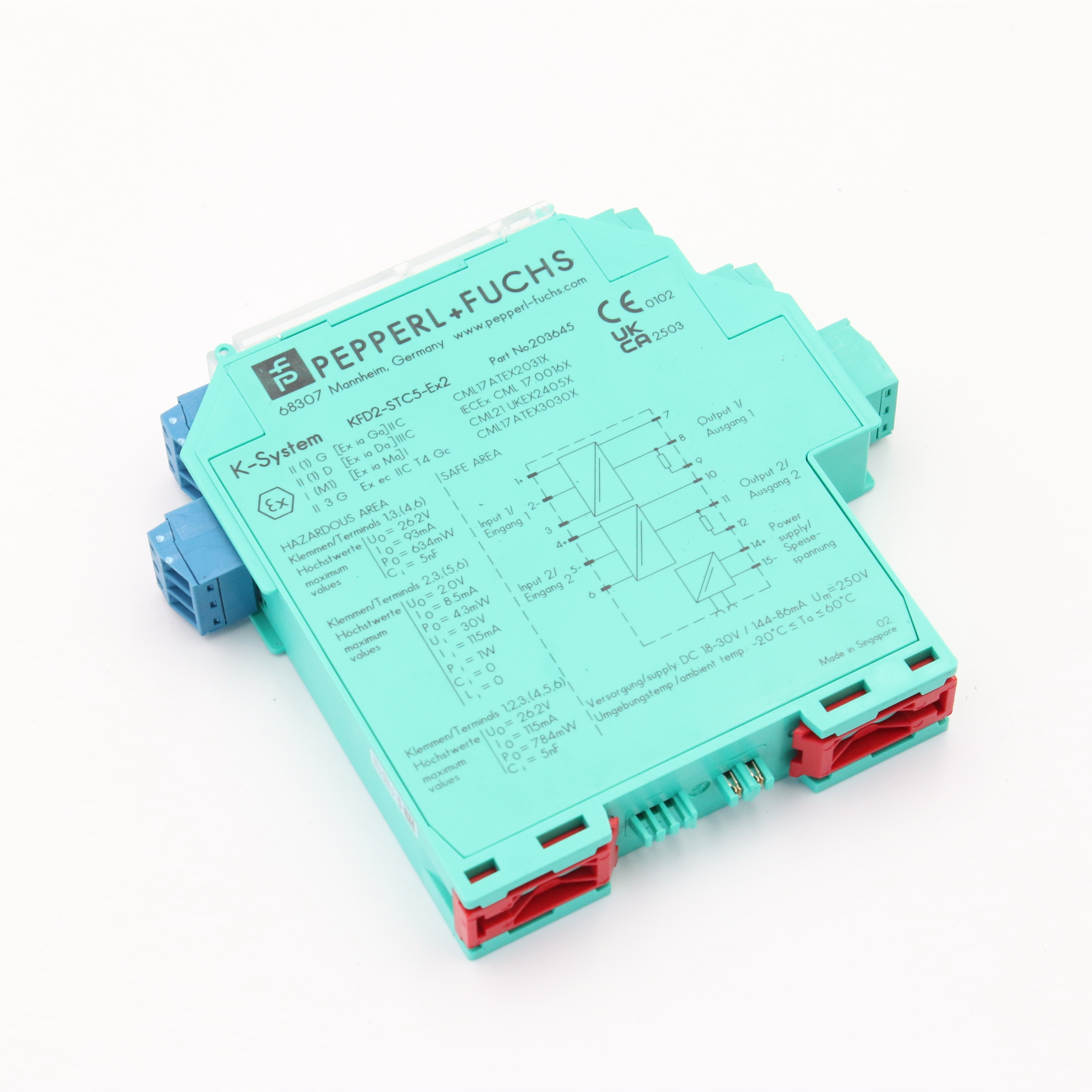 Pepperl+Fuchs KFD2-STC5-Ex2 203645 Transmitter power supply