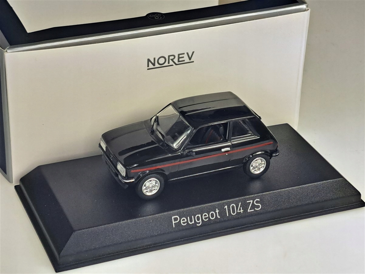 Norev Peugeot 104 Zs 1979 Black 1:43
