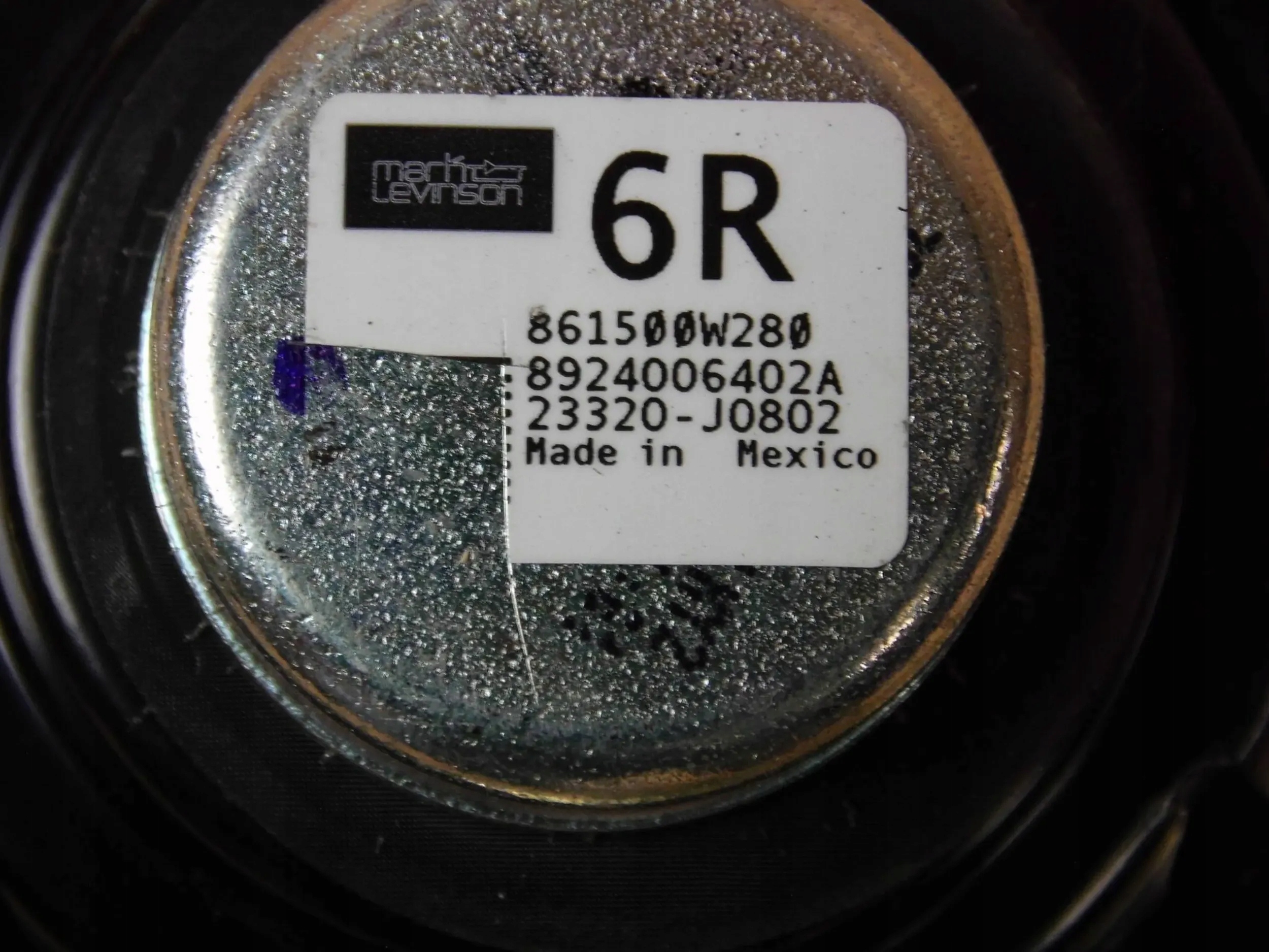 Lexus NX300H speaker rear part MARK LEVINSON 86150-0W280