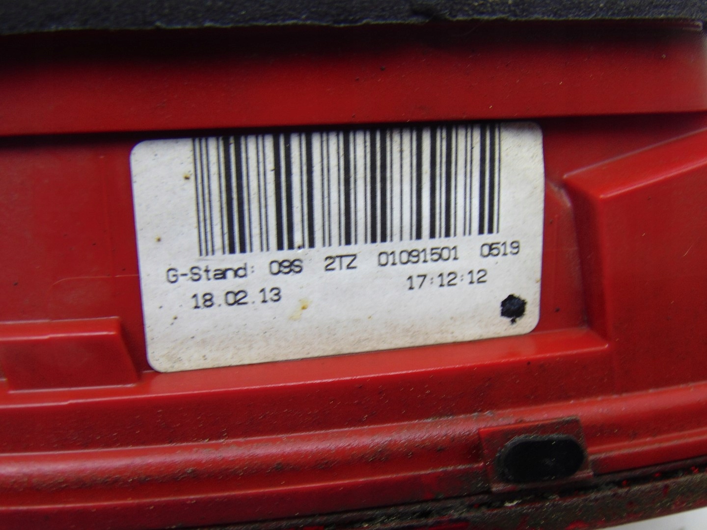 light left rear part rear AUDI A4 B8 LIFT sedan LED 12