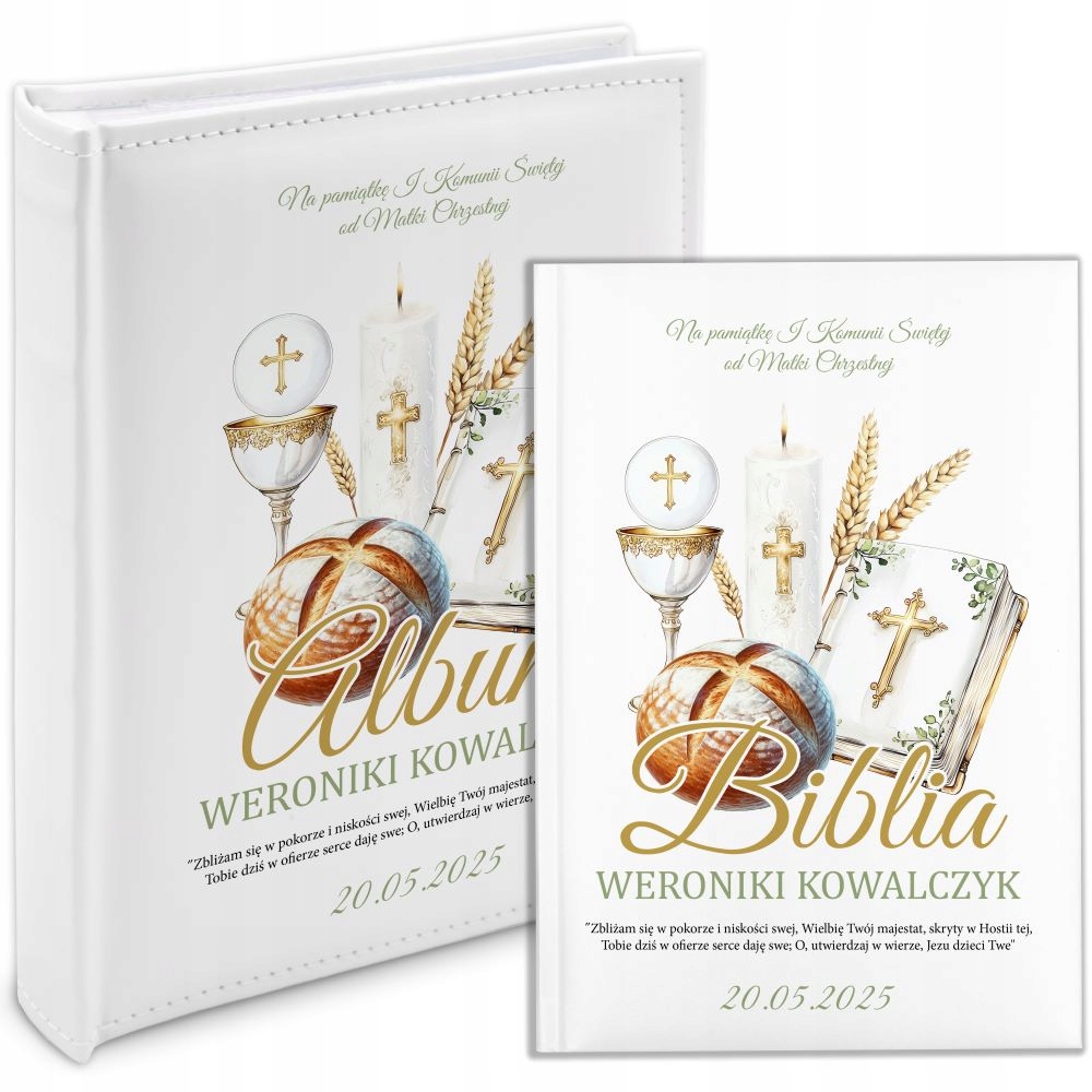 Sada Album Bible Dárek I. Svatého Přijímání Od Kmotrů, jméno