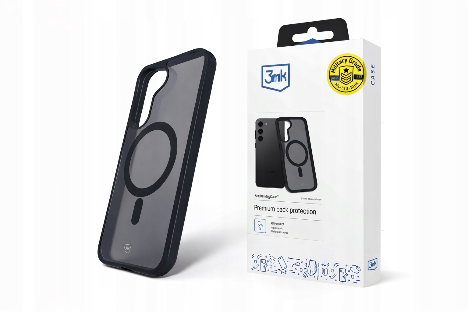 Pouzdro pro Samsung S26 3mk Kouřové MagCase