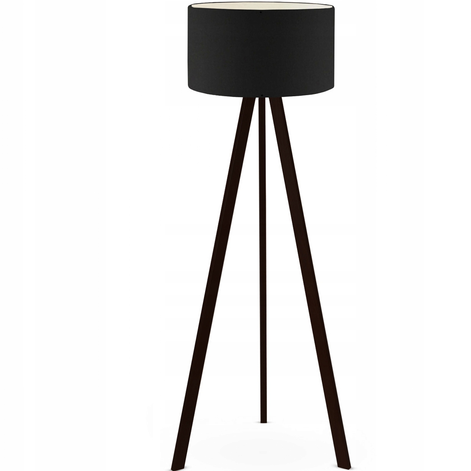 Lampa Podłogowa Stojąca Trójnóg Czarna Loft E27 140cm Modern Ayd 2653