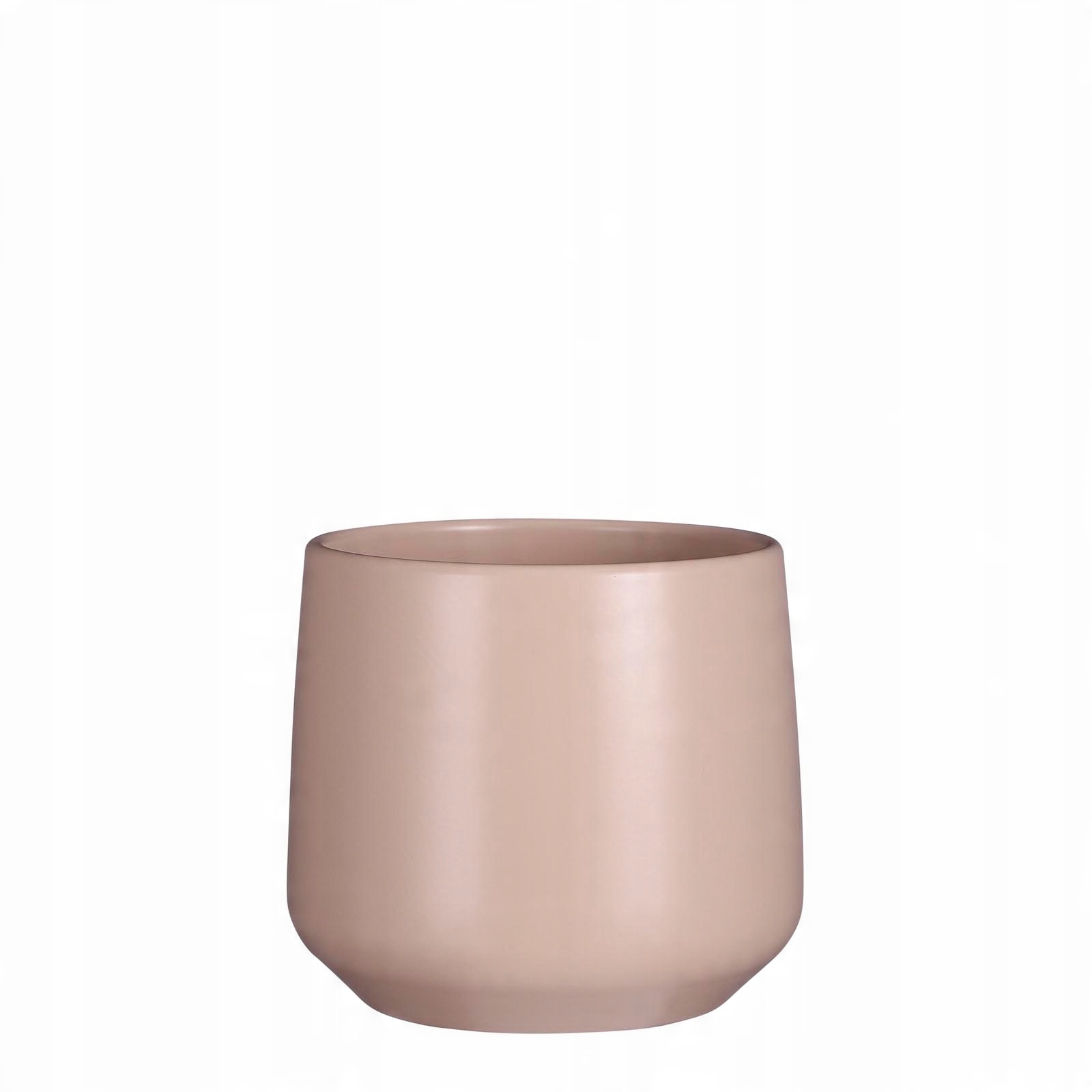 

różowa ceramiczna doniczka Amber 17/15 różowy