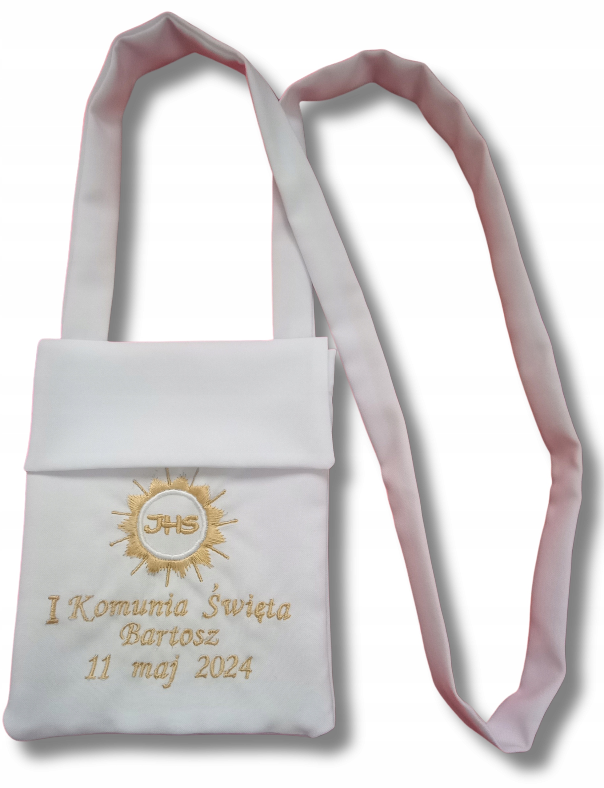 Sakiewka Komunijna Własne Imię Chłopiec Haft Do Komunii