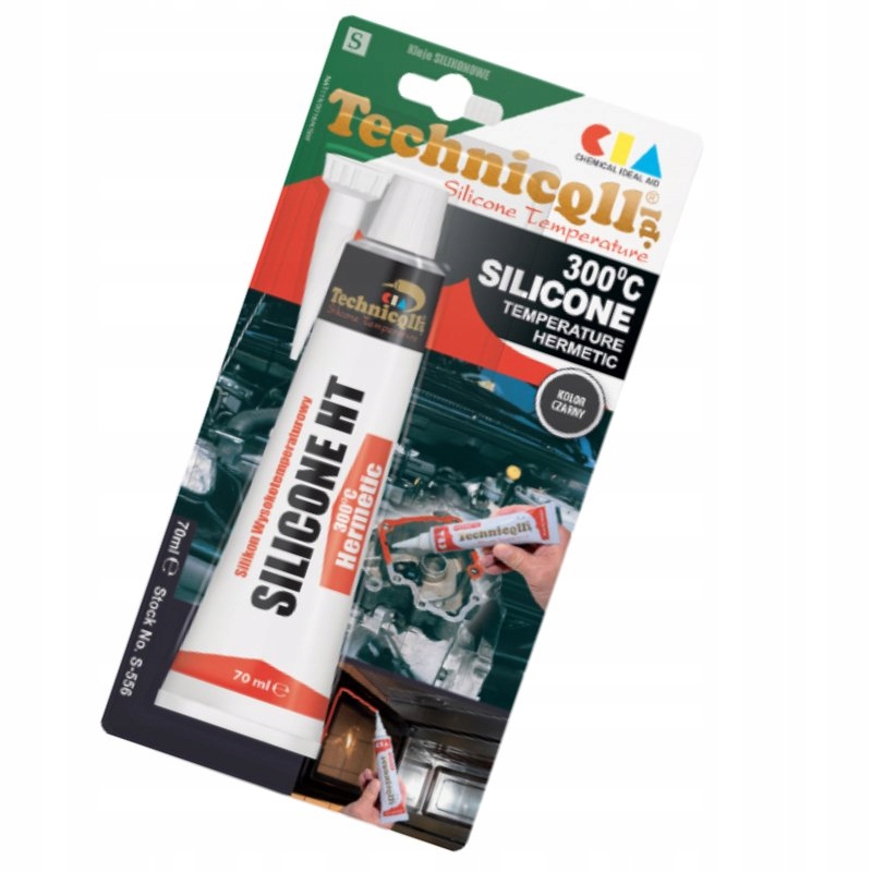 

Technicqll Silikon Wysokotemperatur. Czarny 70ML