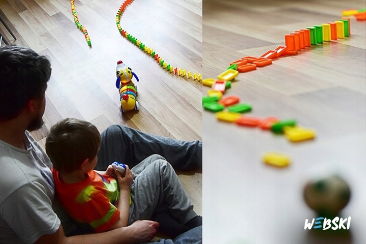 Ciuchcia Dominik: Tradycyjna Zabawka -Nowe Wydanie Wersja językowa gry niezależna językowo