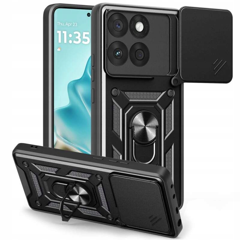 Techsuit CamShield Series Etui do Motorola Edge 60 Edge 60 Fusion czarne