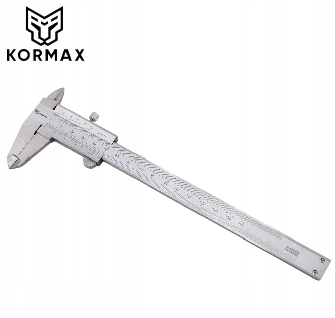 Analogové posuvné měřítko 150 mm 0,02 mm kapesní dílenské V Pouzdru Kormax