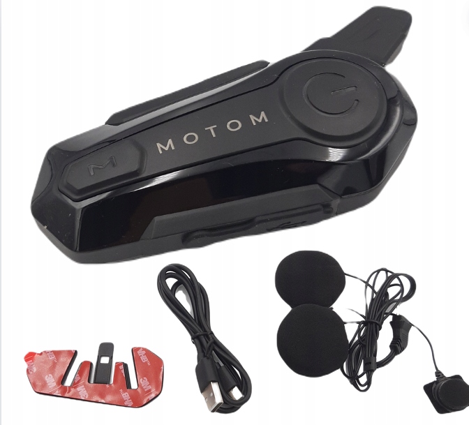 Interkom motocyklowy MOTOM Intercom do kasku i motocykla