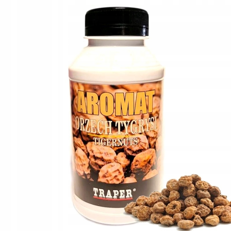 Aromat W Płynie Do Zanęt Traper Orzech Tygrysi Tiger Nut 250ml 300g Booster