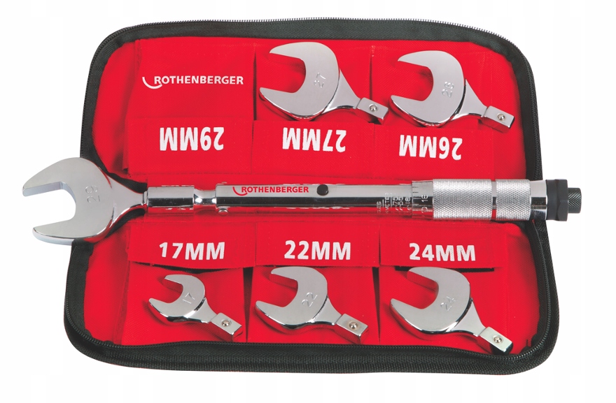 Klucze dynamometryczne zestaw 17-29mm Rothenberger