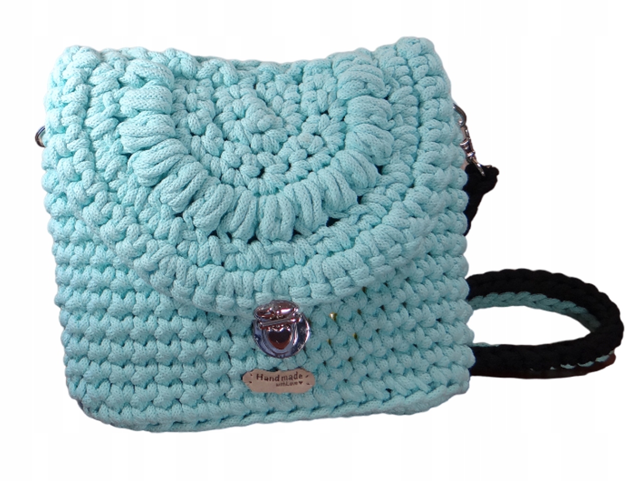 Kabelka ze šňůry ručně vyrobená na háčkování TS009 handmade