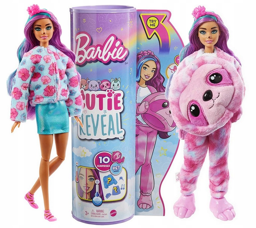 

Barbie Cutie Reveal Lalka W Przebraniu Leniwiec