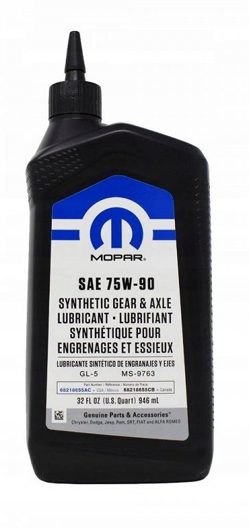 MOPAR 75w90 MOST PTU JOURNEY FREMONT PACIFICA
