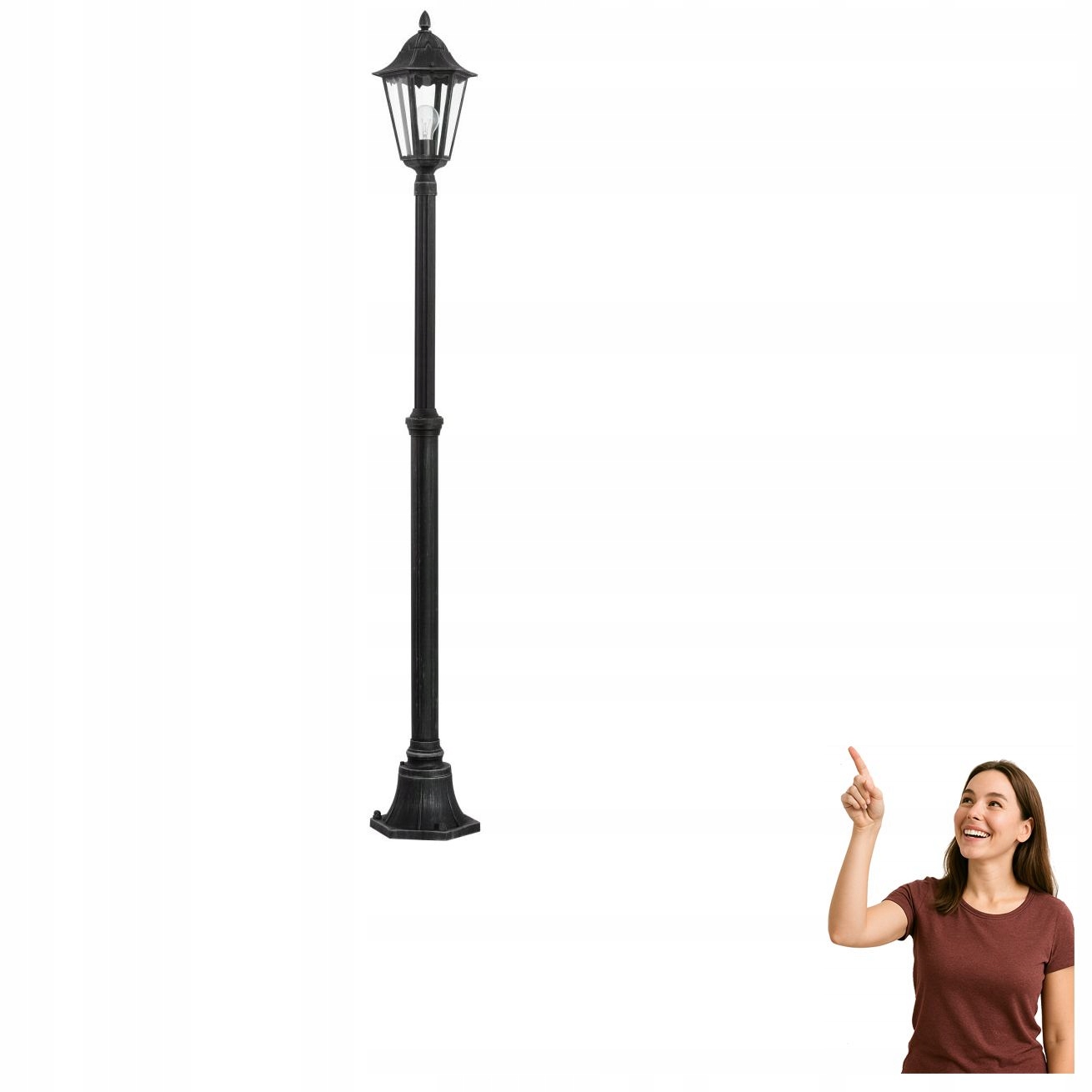 Vonkajšia stožiarová lampa Navedo 93464 Eglo