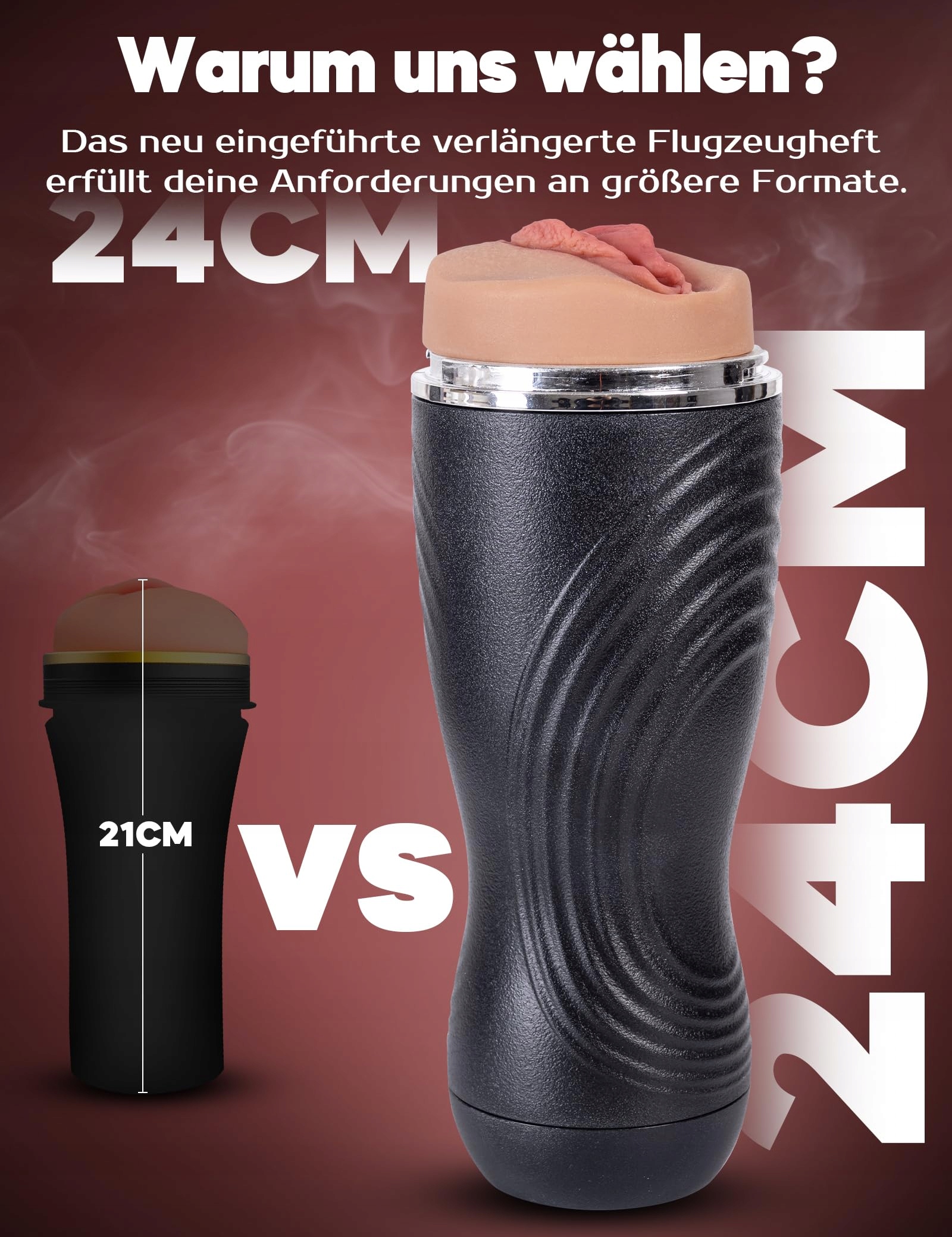 TASCHENMUSCHI Dla Mężczyzn Realistyczna Latarka 18cm Kanał Sex Zabawka — miniatura 3