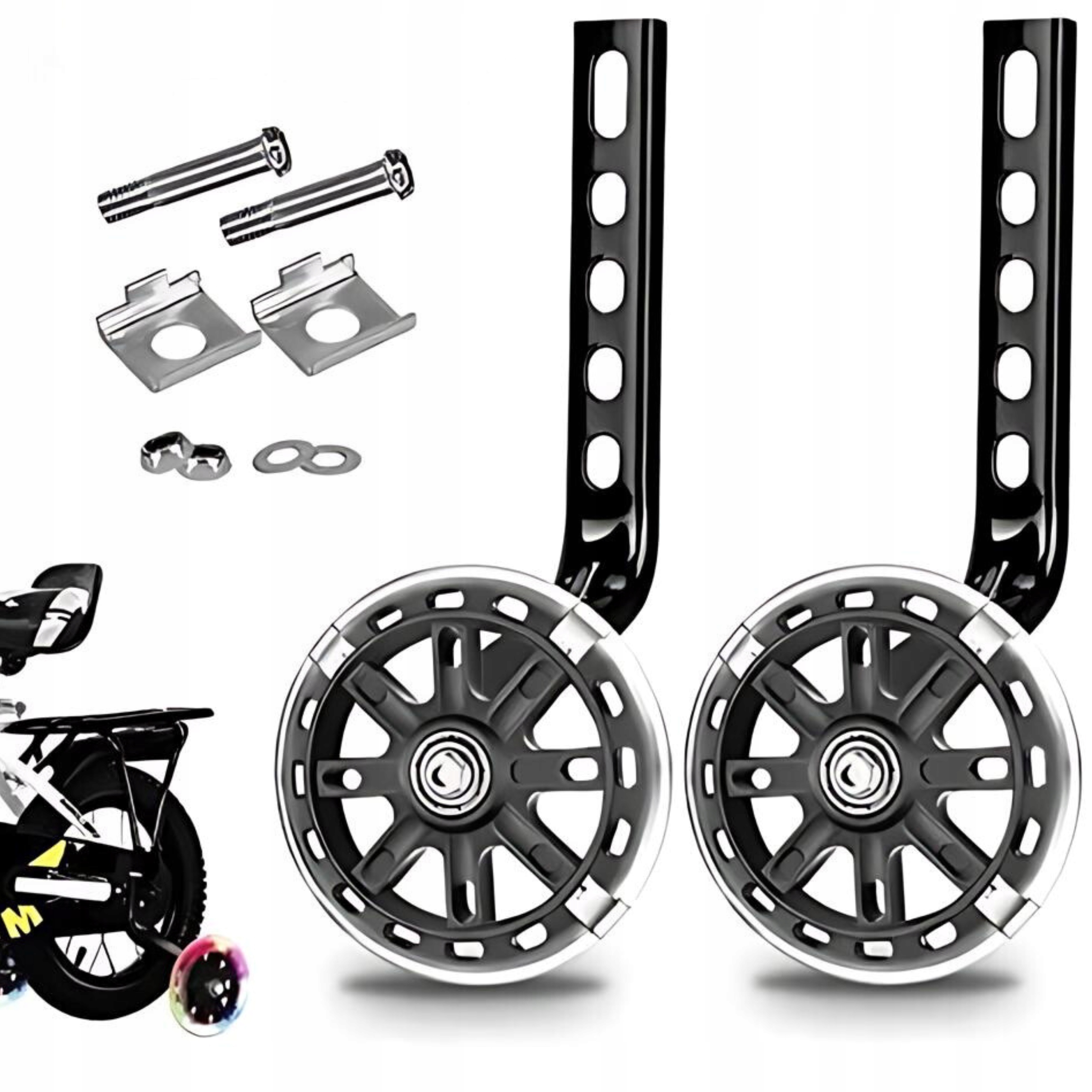 KÓŁKA BOCZNE DO ROWERU DZIECIĘCEGO KOŁA DO ROWERKA ŚWIECĄCE DO NAUKI JAZDY Kod producenta KÓŁKA BOCZNE NAUKA JAZDY DO ROWERKU