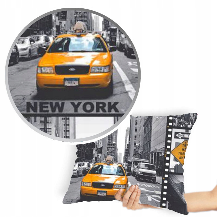

Poszewka 40x60 szara na poduszkę New York