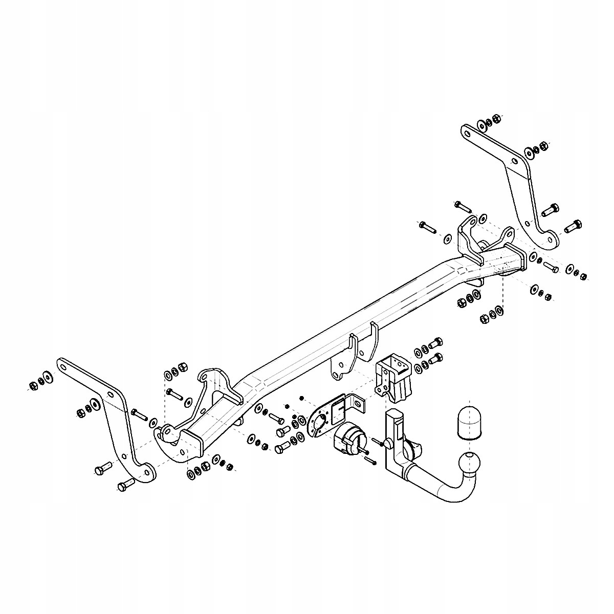Hak Wypinany do Peugeot 3008 2 II Crossover od 16 MODUŁ 13 PIN GRATIS Nowy Producent Steinhof
