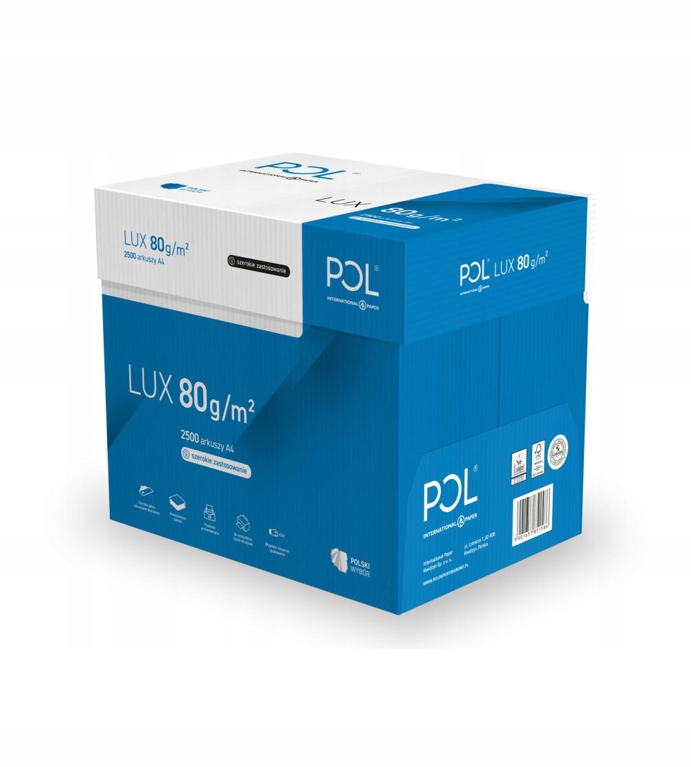 

Papier ksero Pollux A4 80G 5 ryz Xero 2500 ark.