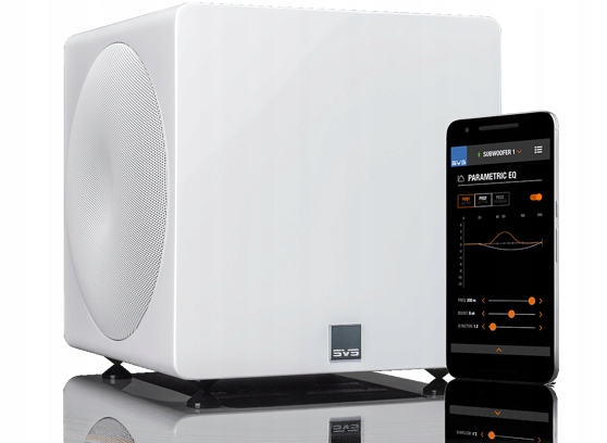 SVS 3000 MICRO SUBWOOFER AKTYWNY BIAŁY PIANO GLOSS + KABEL SOUNDPATH RCA 2m Model 3000 Micro