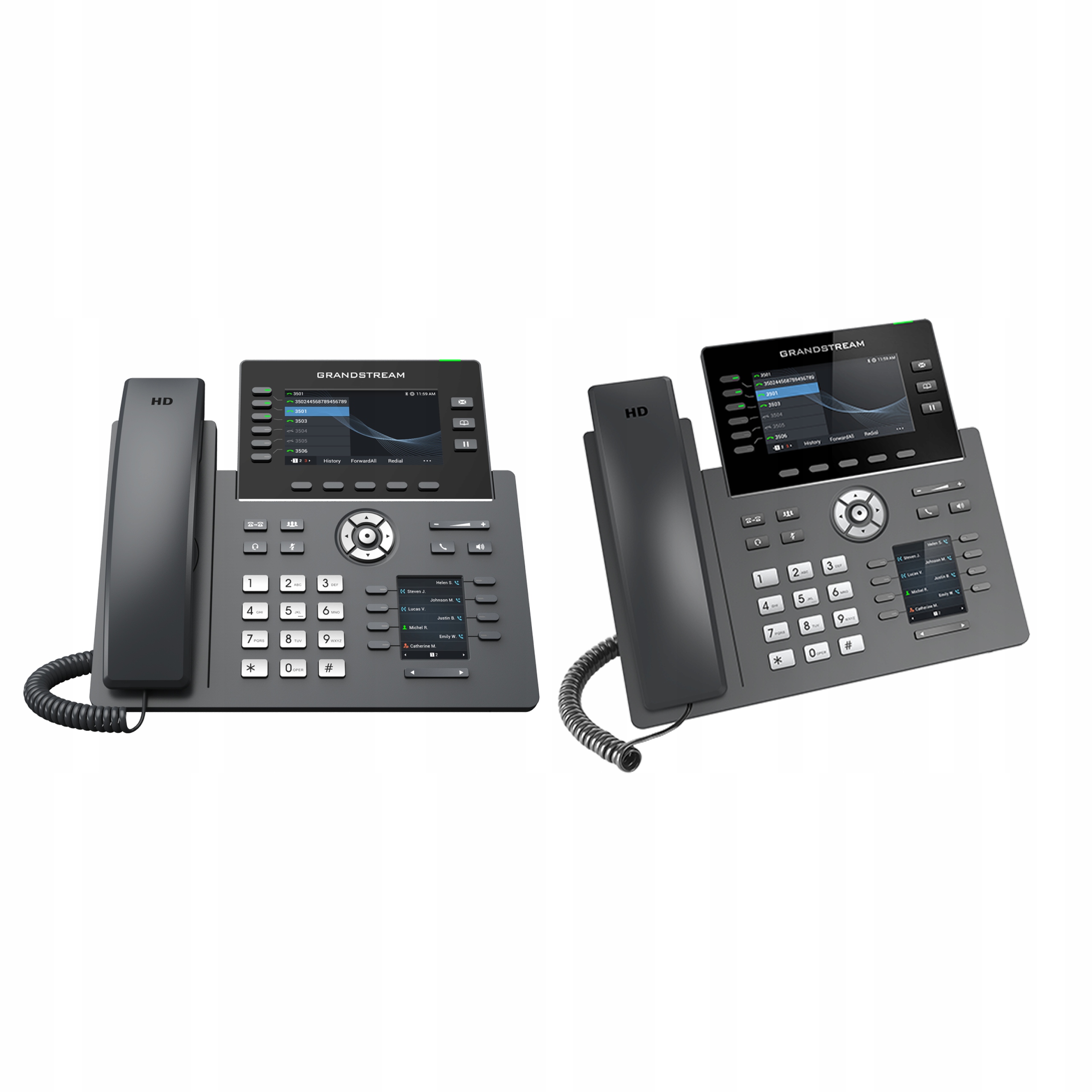 Telefon stacjonarny GRANDSTREAM - GRP2616, HD, 6 kont SIP