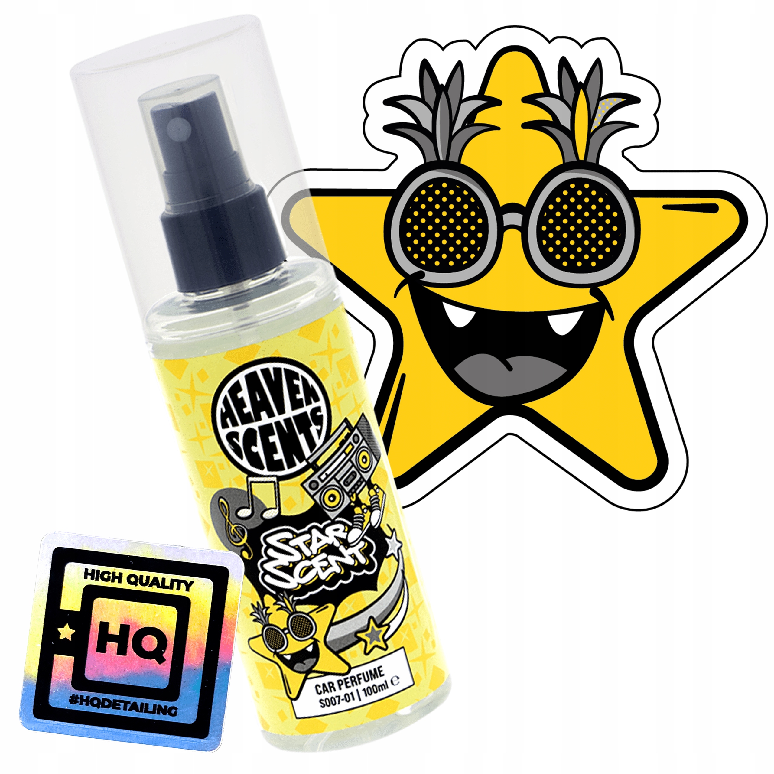 HEAVEN SCENTS Perfumy Samochodowe STAR SCENT 100ml